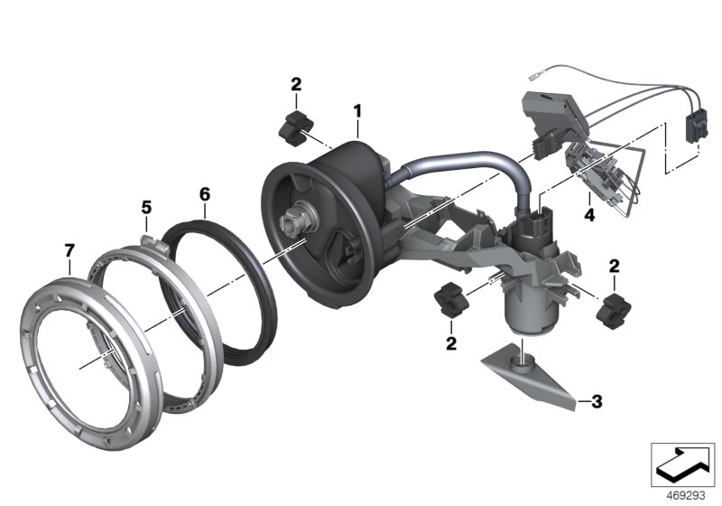 Fuel pump / lever sensor