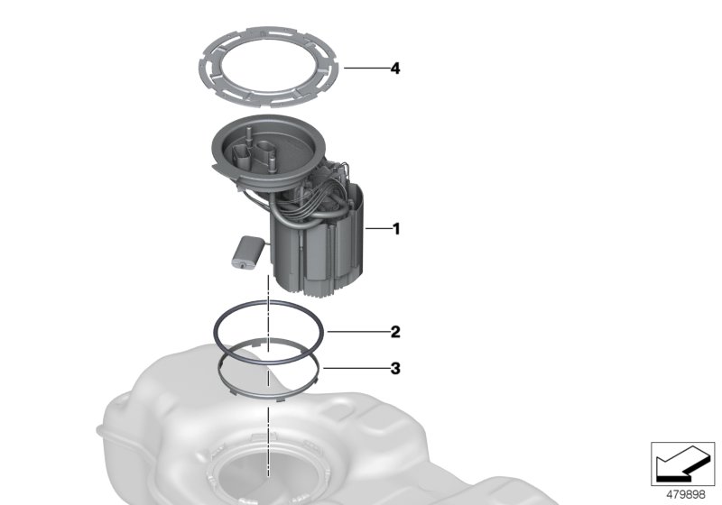 Fuel pump and fuel level sensor