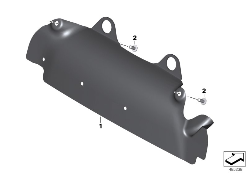 Exhaust air duct