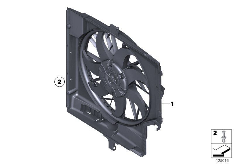 Fan shroud/fan