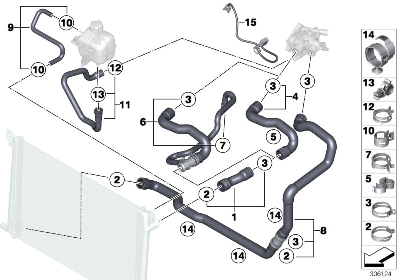 Cooling System Water Hoses