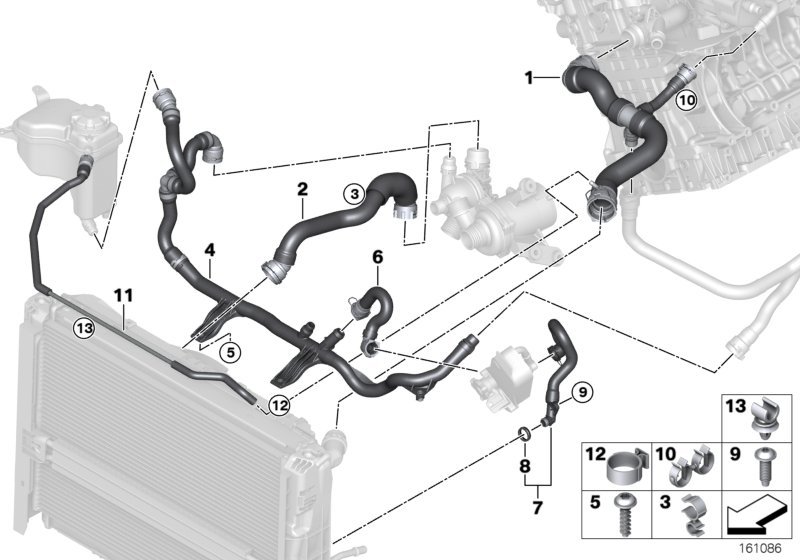 Cooling System Water Hoses