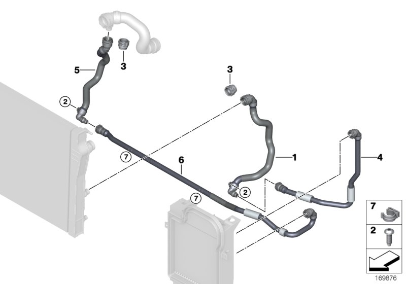 Cooling System Water Hoses