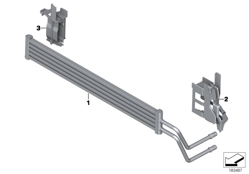 Power steering cooler
