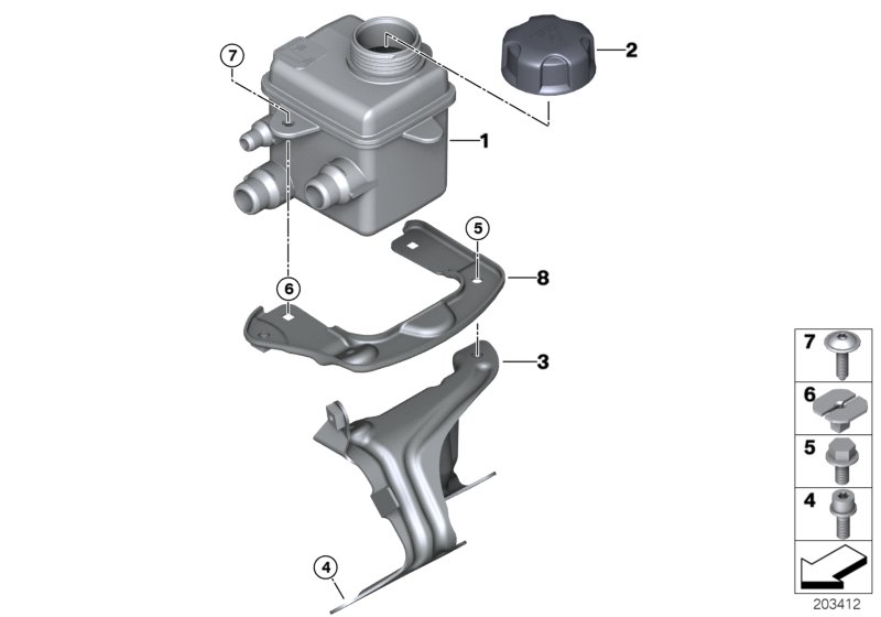 Expansion tank, intercooler