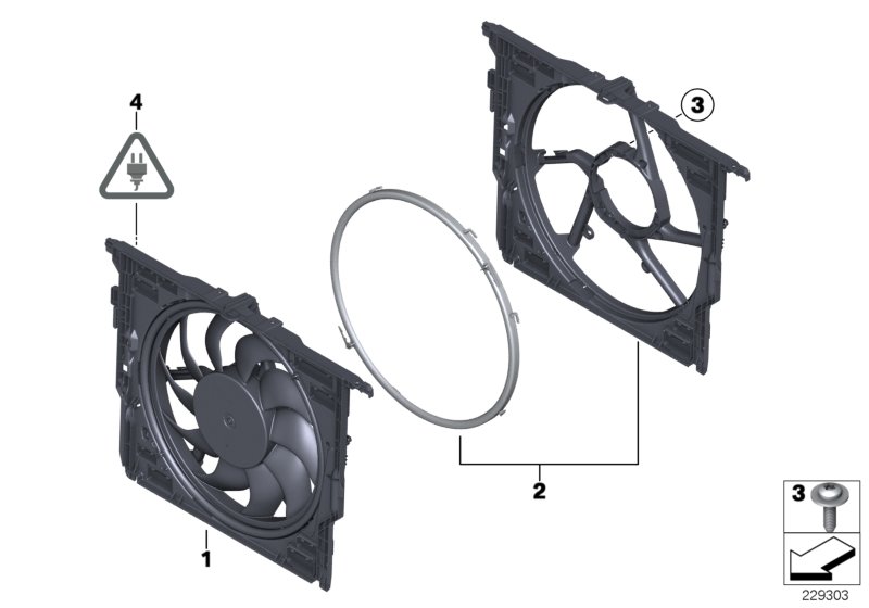 Fan shroud/fan