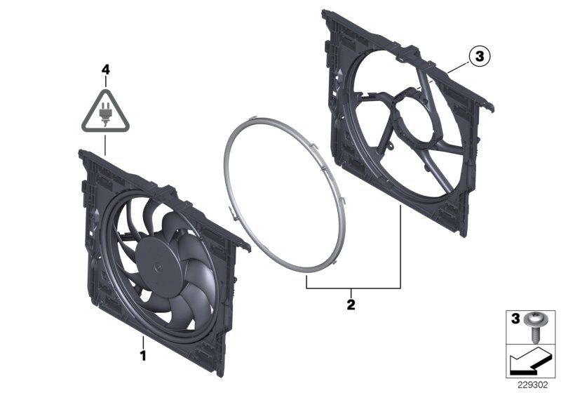 Fan shroud/fan