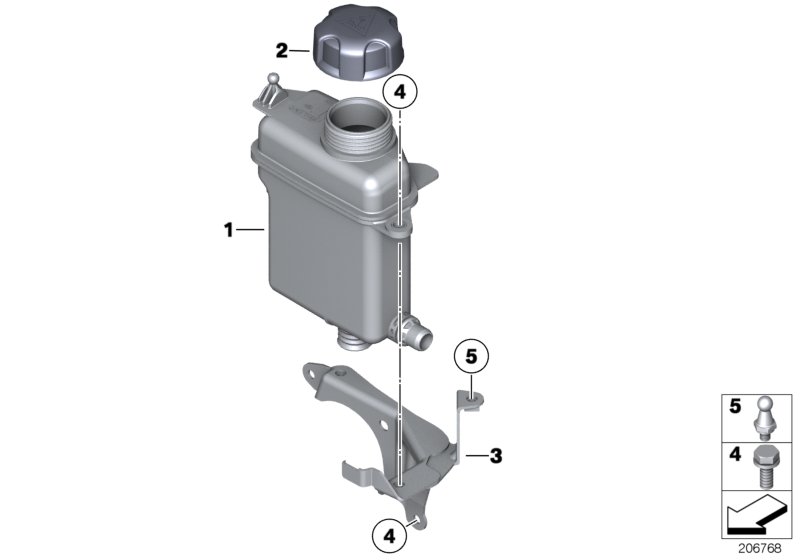 Expansion tank, intercooler