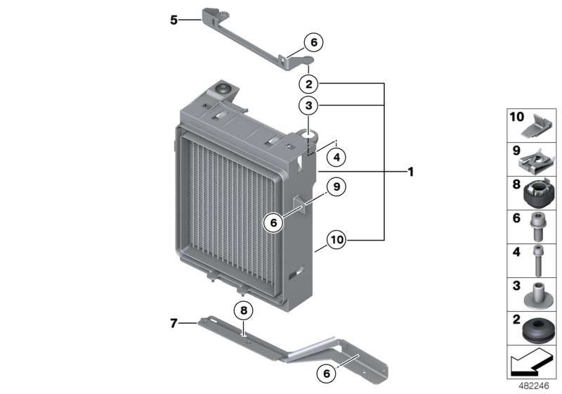 Engine-oil cooler