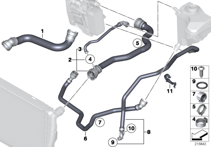 Cooling System Water Hoses