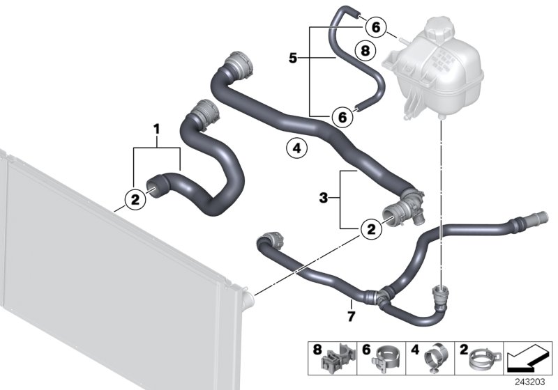 Cooling System Water Hoses