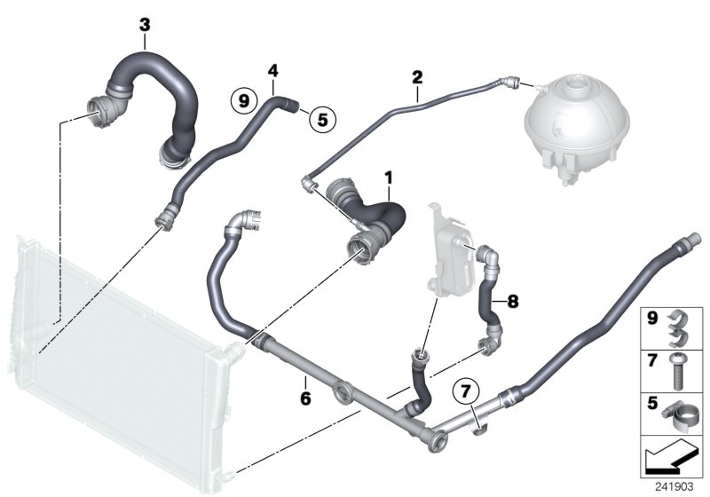 Cooling System Water Hoses