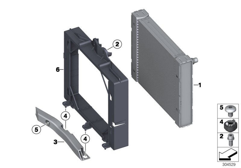 Additional cooler, wheel arch