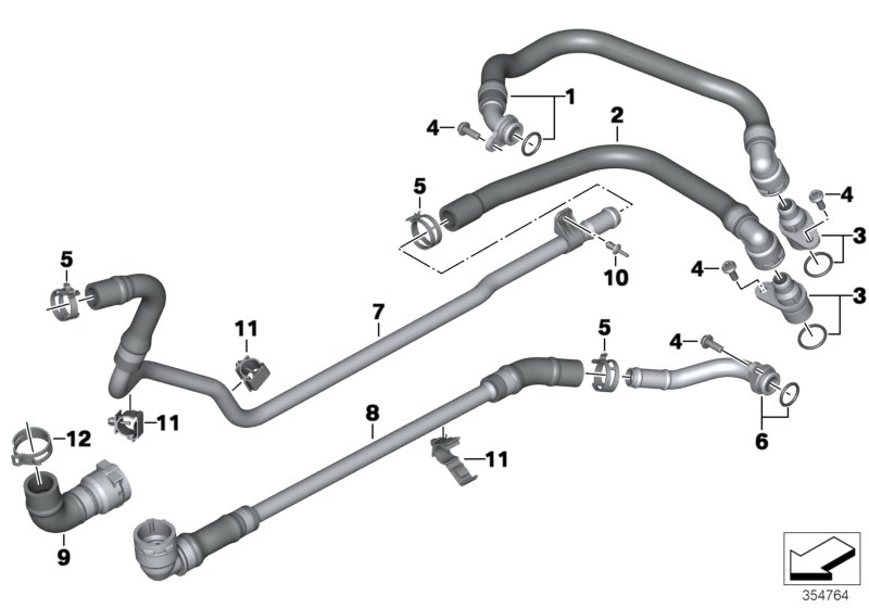 Coolant lines