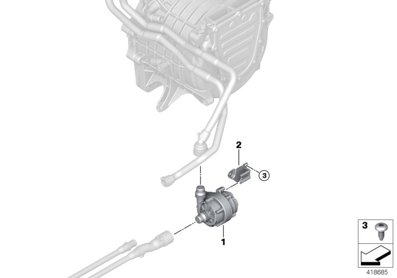 Cooling system-coolant pump