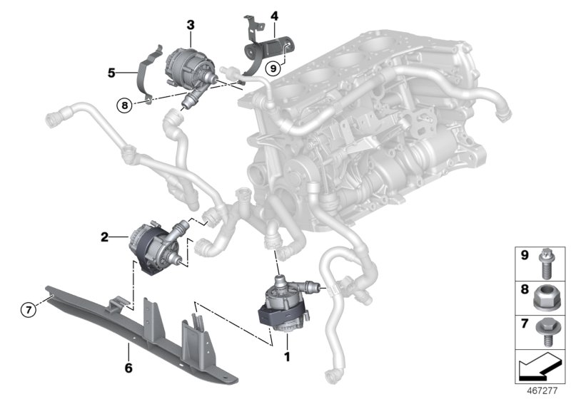 Electric coolant pump
