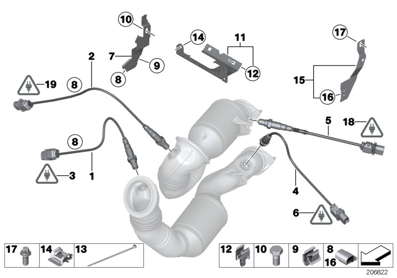 Lambda Probe Fixings