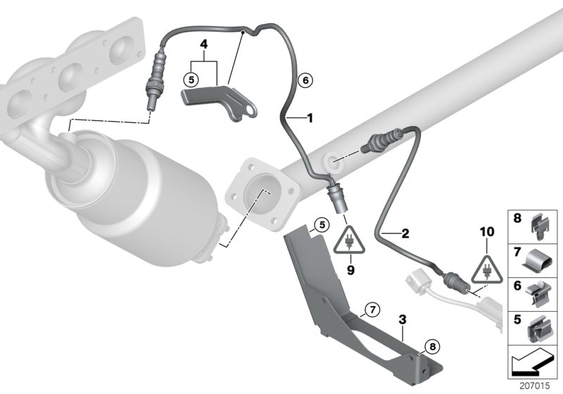 Lambda Probe Fixings