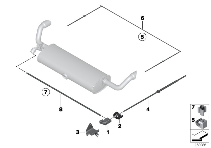 Vacuum control, exhaust flap
