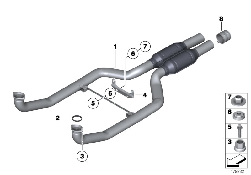 Front silencer