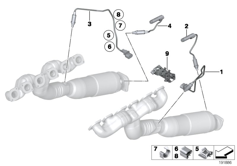Lambda Probe Fixings