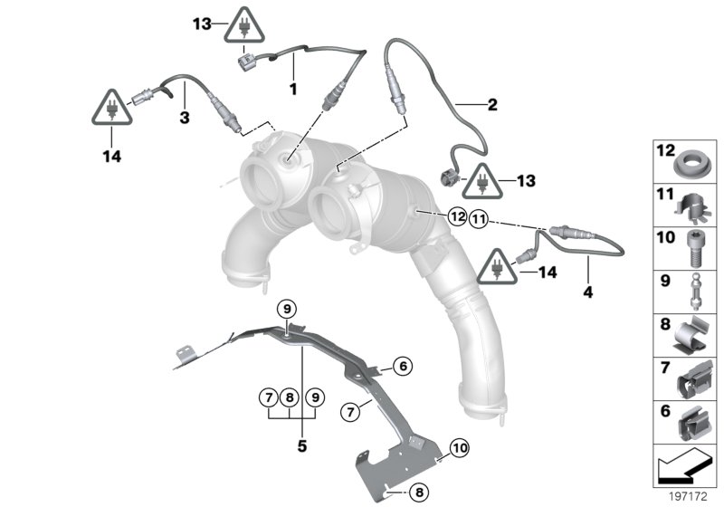 Lambda Probe Fixings
