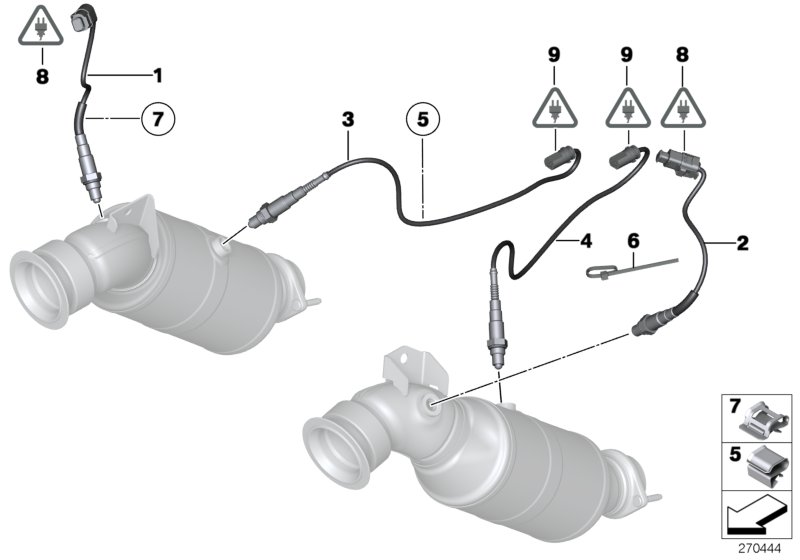 Lambda Probe Fixings