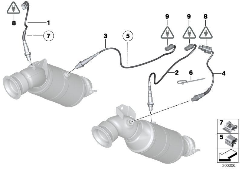 Lambda Probe Fixings