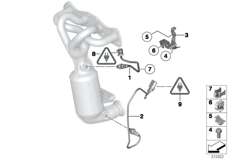 Lambda Probe Fixings