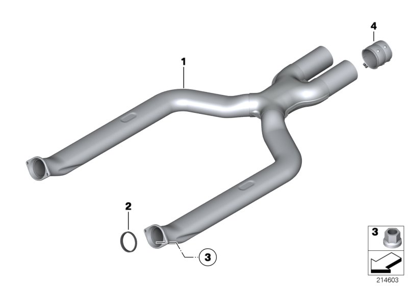 Front silencer