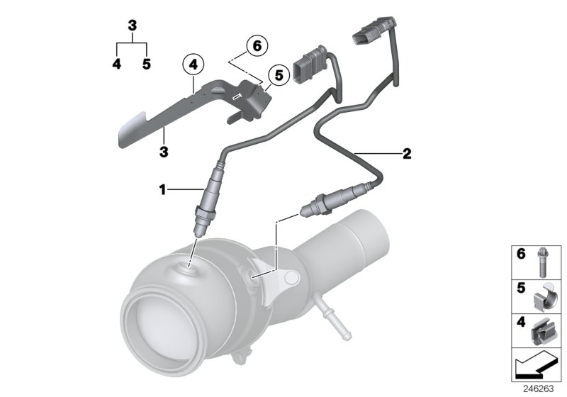 Lambda Probe Fixings