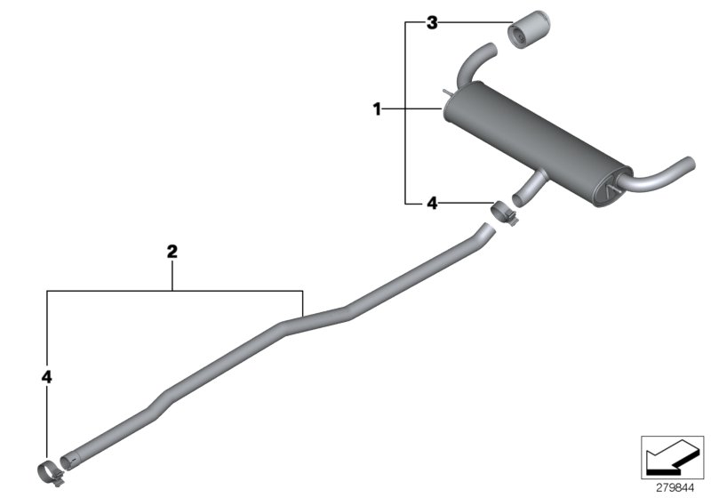 Silencer system JCW