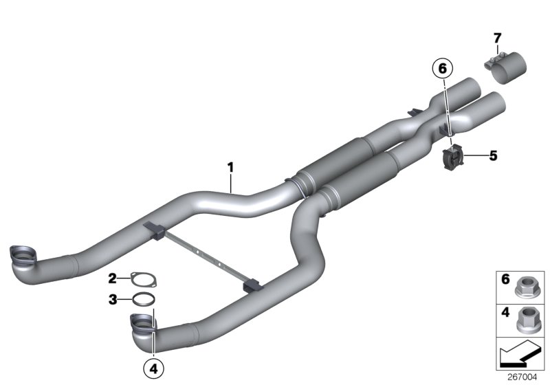 Front silencer