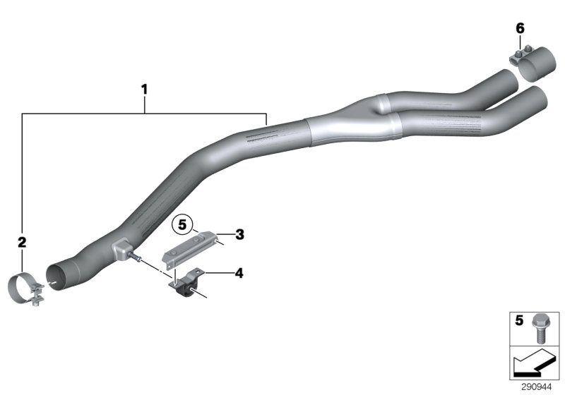 Front silencer