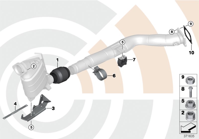 Decoupling element