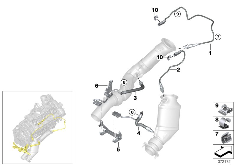 Lambda Probe Fixings