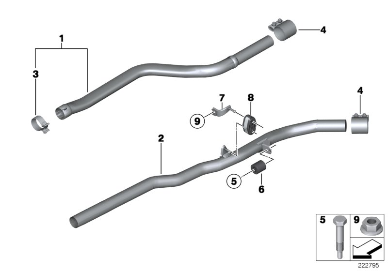 Front silencer