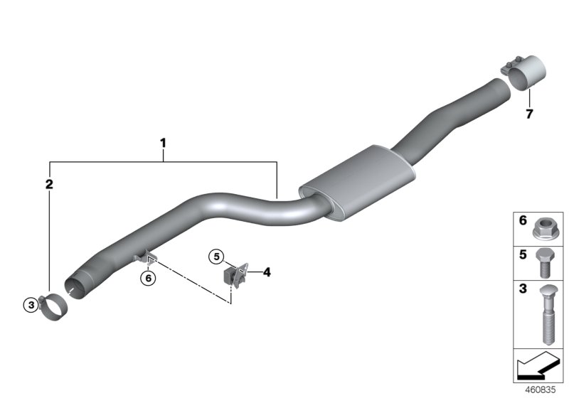 Front silencer