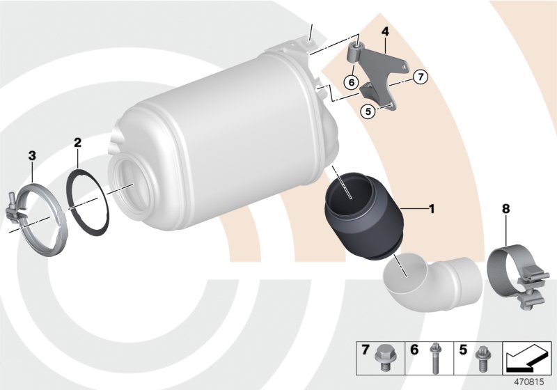 Decoupling element