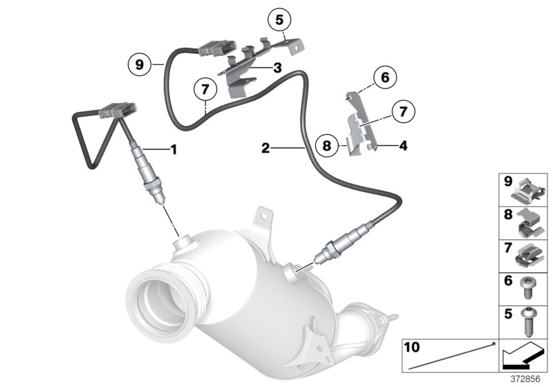 Lambda Probe Fixings