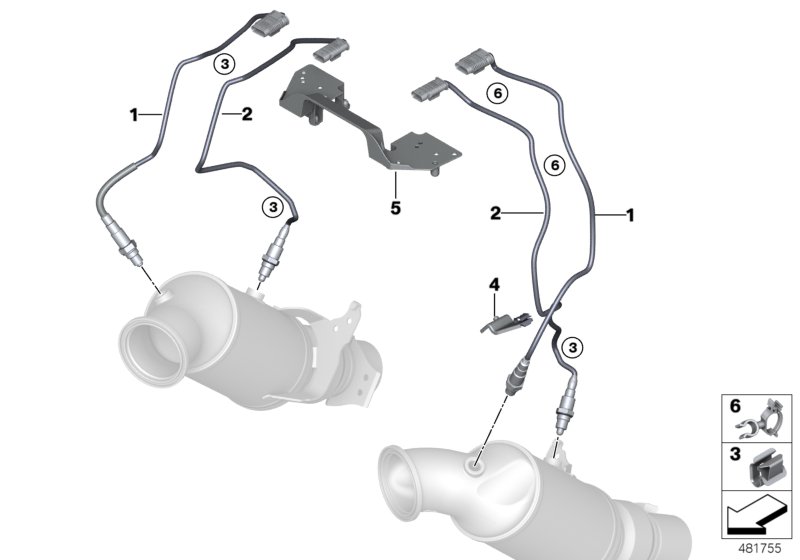 Lambda Probe Fixings
