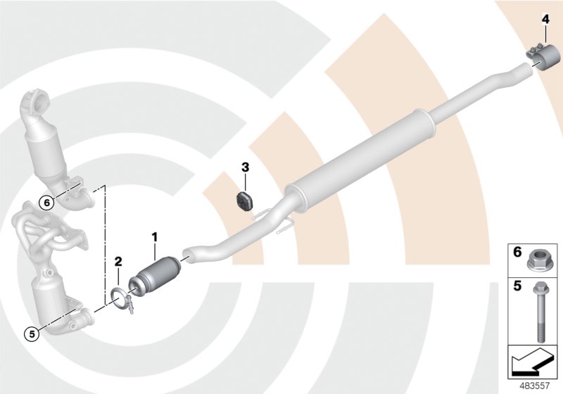 Decoupling element