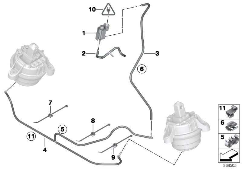 Vacuum control-Engine bearing