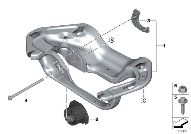 Gearbox suspension, 4-wheel drive