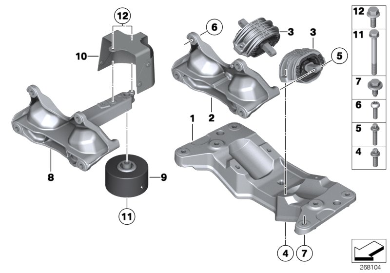 Gearbox suspension