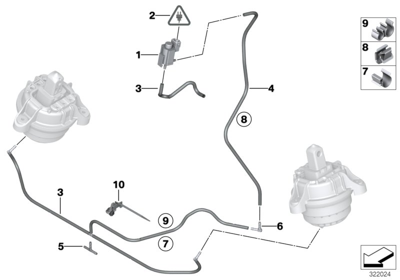 Vacuum control-Engine bearing