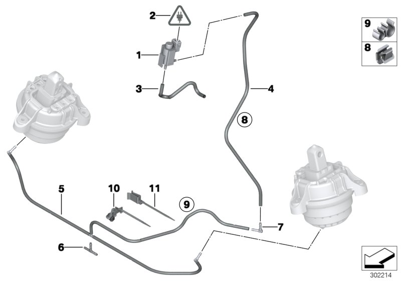 Vacuum control-Engine bearing