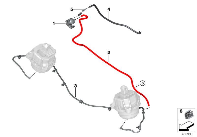 Vacuum control-Engine bearing