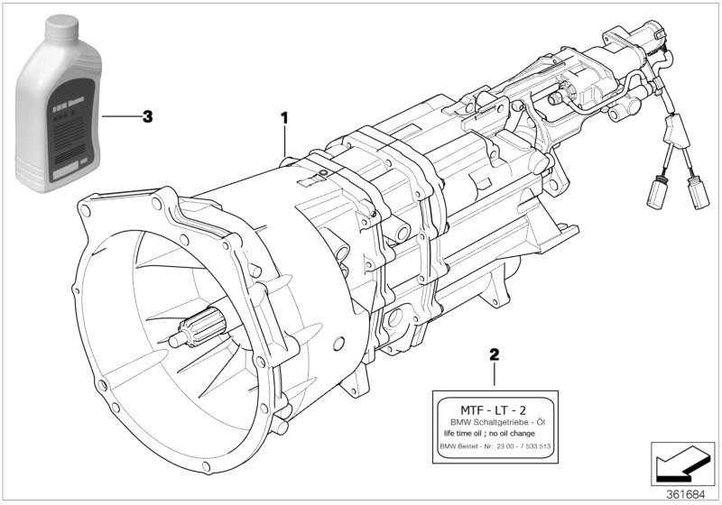 Manual gearbox S6S 420G (SMG)