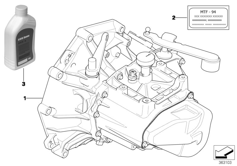 Manual gearbox GS5-65BH